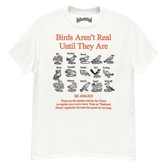 Birds Aren't Real Crew Neck Short-Sleeve T-Shirt Soft & Breathable