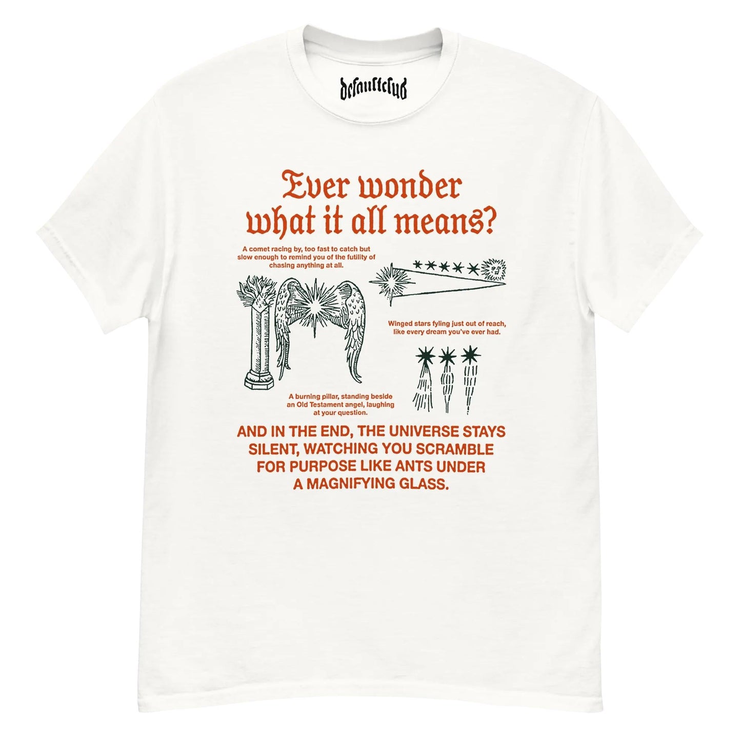 What It All Means Neck Short-Sleeve T-Shirt Soft & Breathable