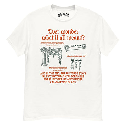 What It All Means Neck Short-Sleeve T-Shirt Soft & Breathable