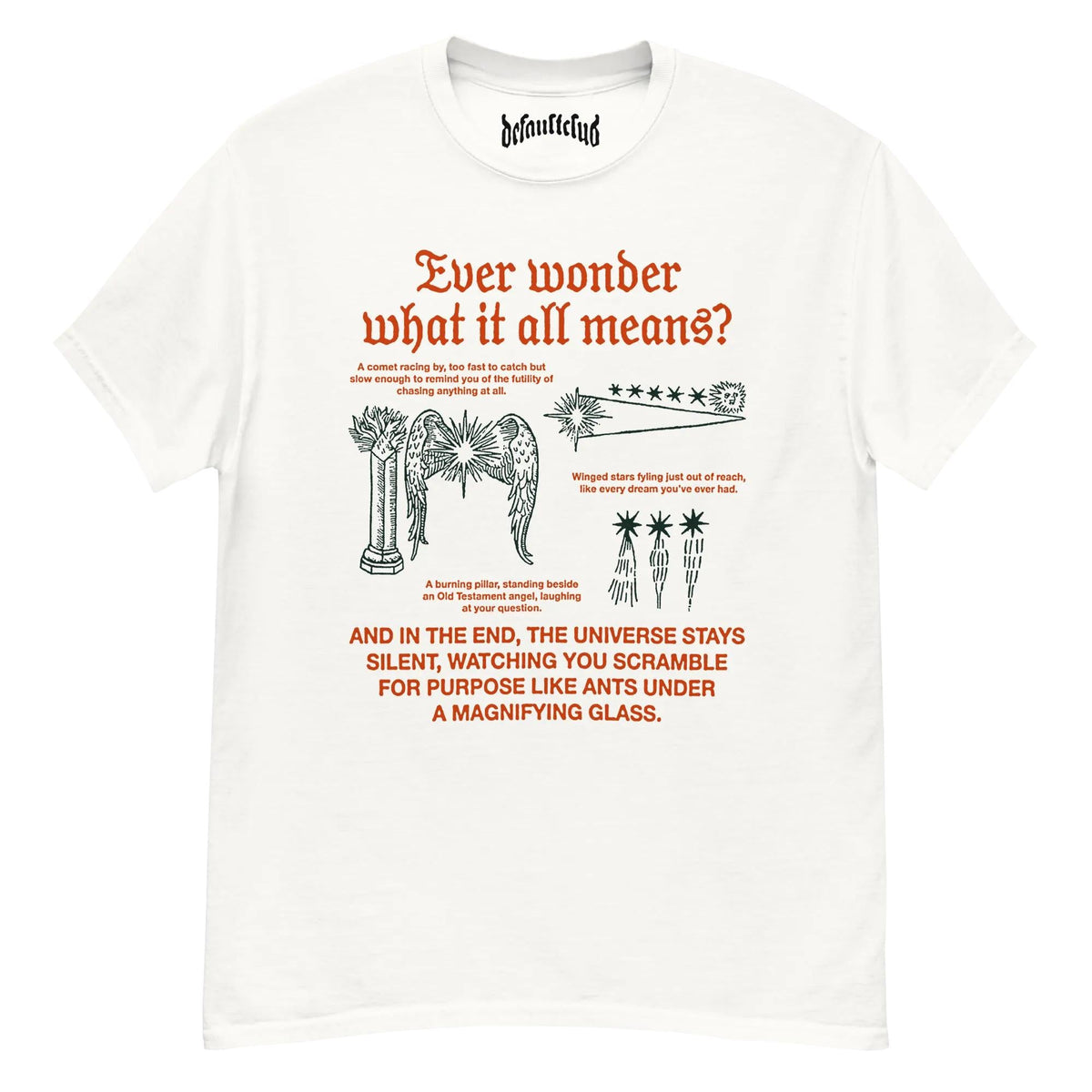 What It All Means Neck Short-Sleeve T-Shirt Soft & Breathable