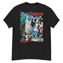 NIGHTMARE IN WONDERLAND CLASSIC ILLUSTRATIONS Crew Neck Short-Sleeve T-Shirt Soft and Breathable