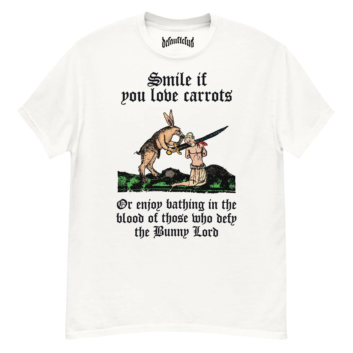 Smile If You Love Carrots Neck Short-Sleeve T-Shirt Soft & Breathable