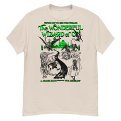 THE WONDERFUL WIZARD OF OZ BLACK ILLUSTRATIONS Crew Neck Short-Sleeve T-Shirt Soft & Breathable