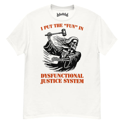 Dysfunctional Justice System Crew Neck Short-Sleeve T-Shirt Soft & Breathable