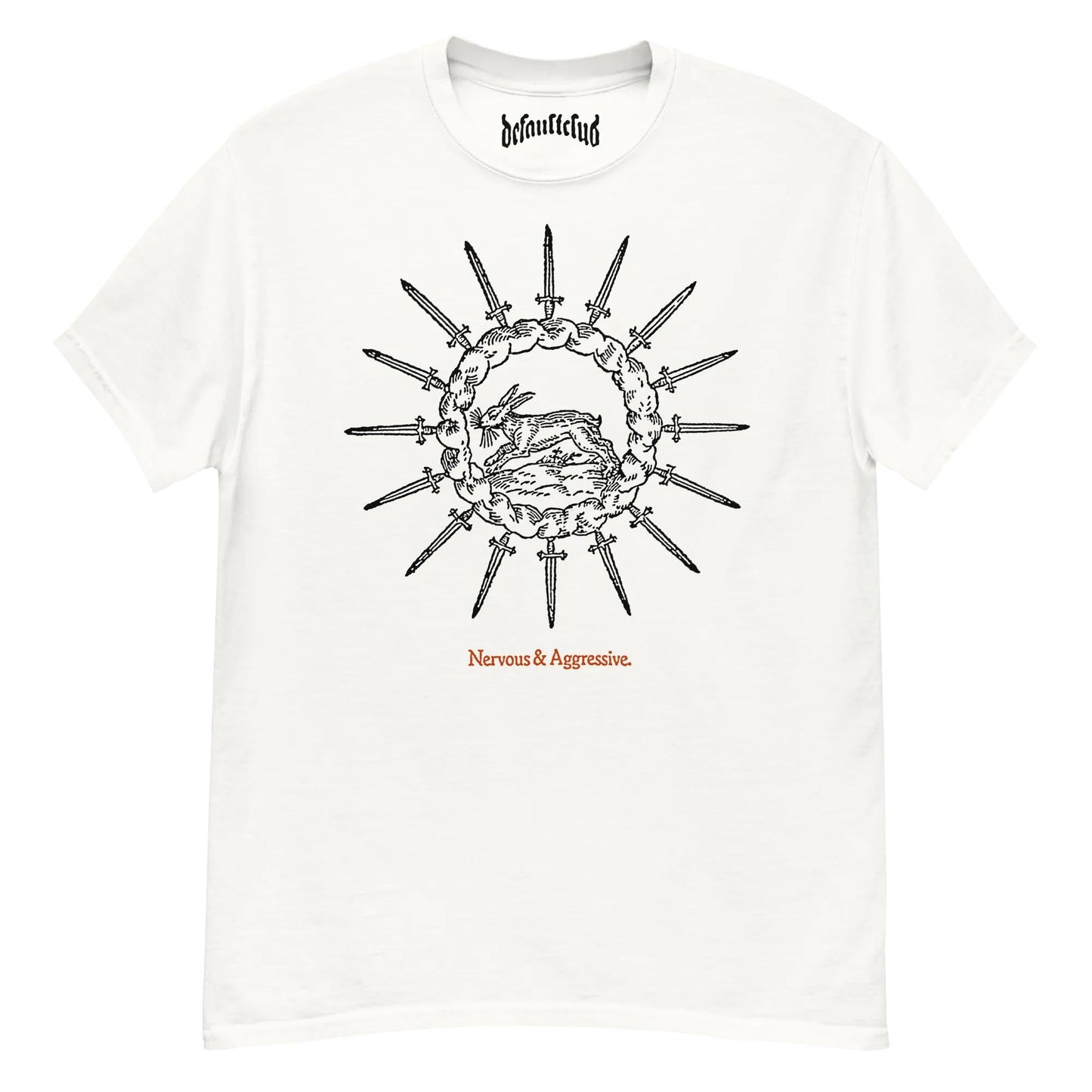 Nervous & Aggressive Neck Short-Sleeve T-Shirt Soft & Breathable