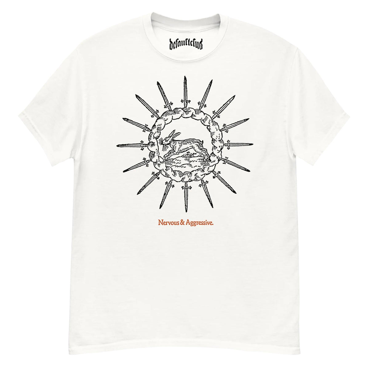 Nervous & Aggressive Neck Short-Sleeve T-Shirt Soft & Breathable