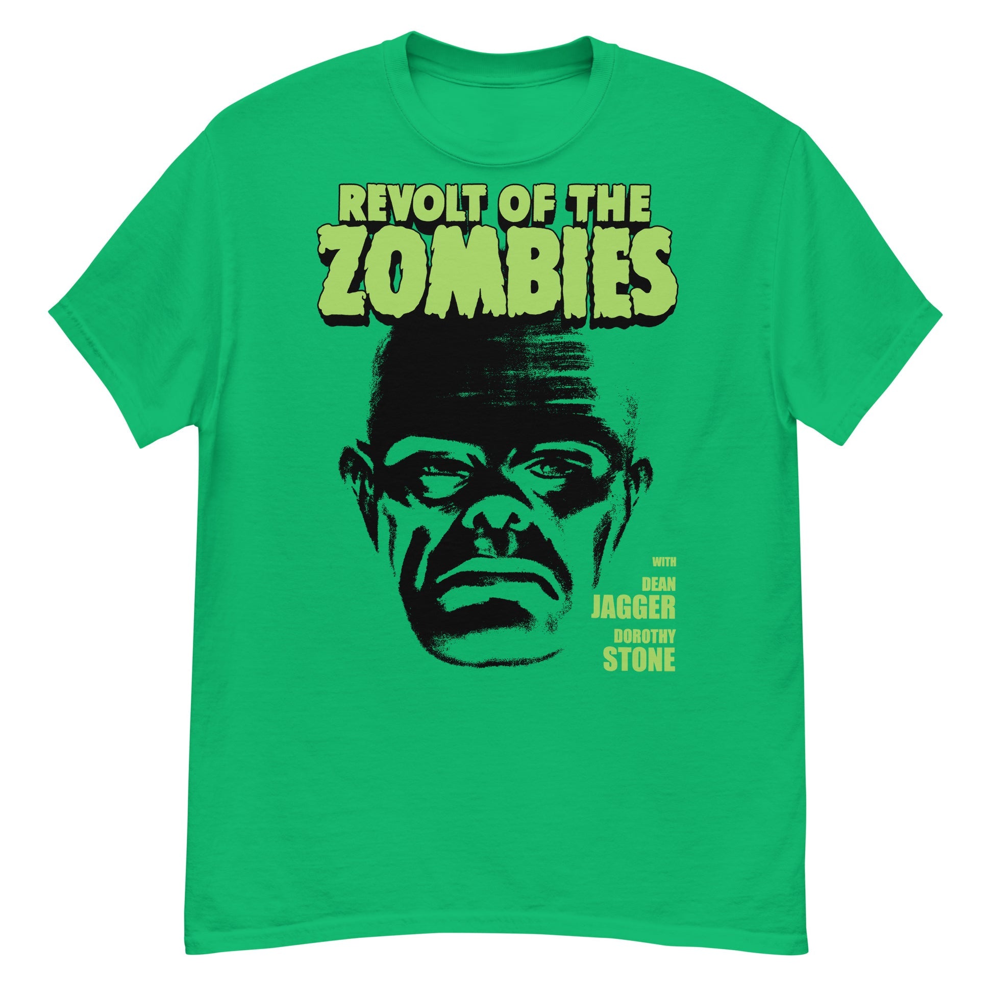 BIG HEAD ZOMBIE Crew Neck Short-Sleeve T-Shirt Soft & Breathable