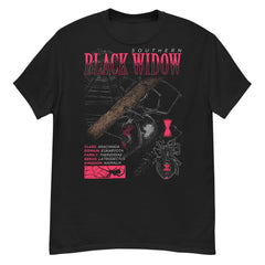 BLACK WIDOW Crew Neck Short-Sleeve T-Shirt Soft & Breathable