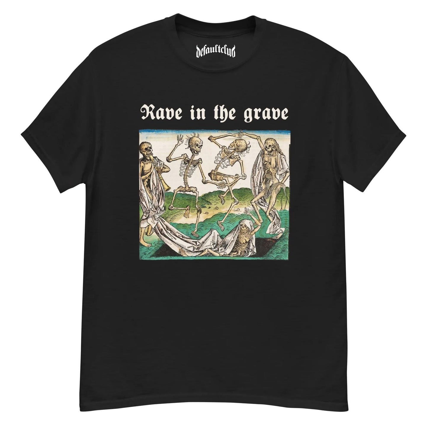 Rave in the Grave Neck Short-Sleeve T-Shirt Soft & Breathable