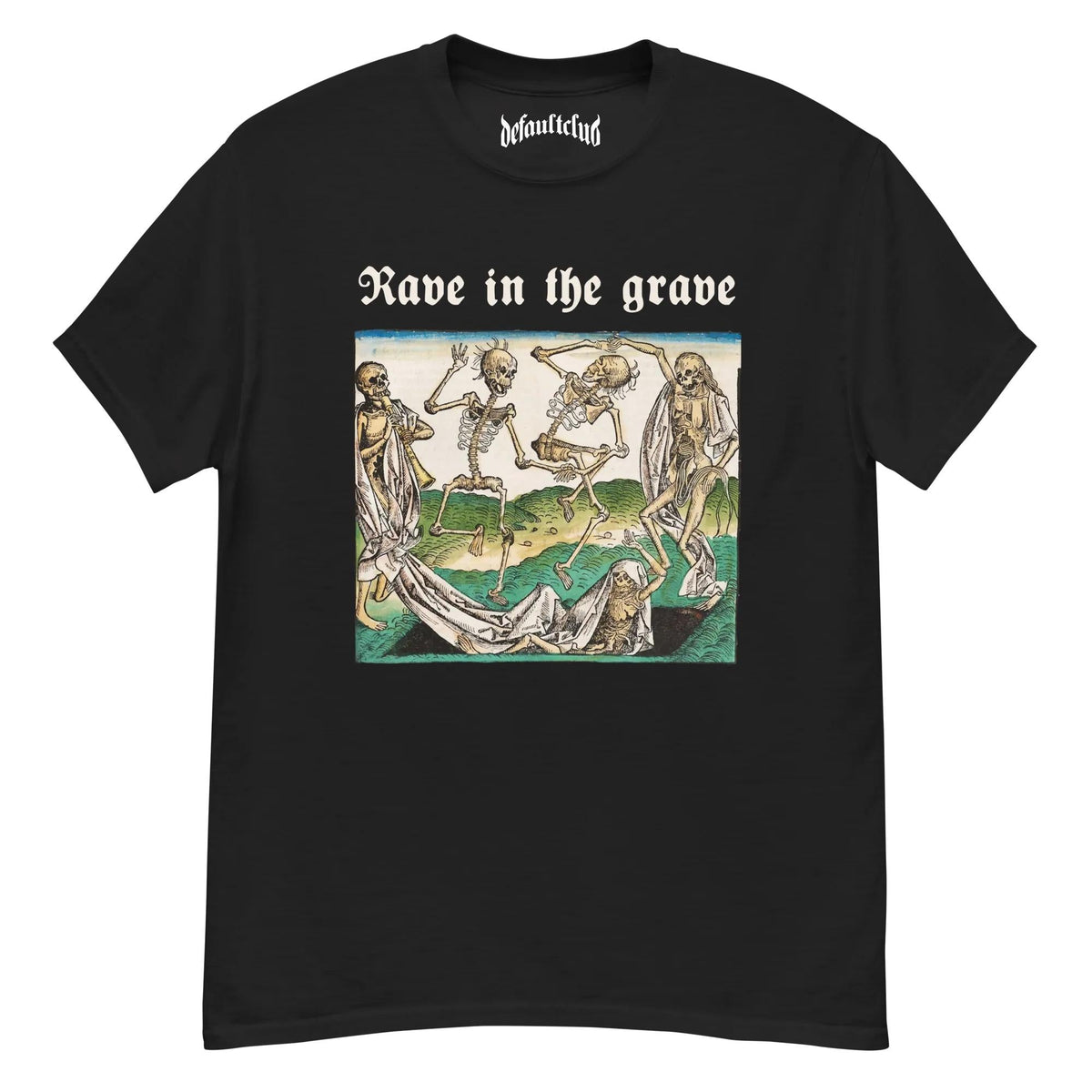 Rave in the Grave Neck Short-Sleeve T-Shirt Soft & Breathable
