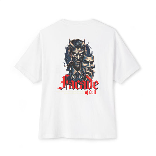 Facade of Evil - Oversized Back Printed