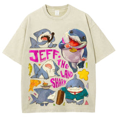 The Land Shark Unisex Vintage Washed Tee