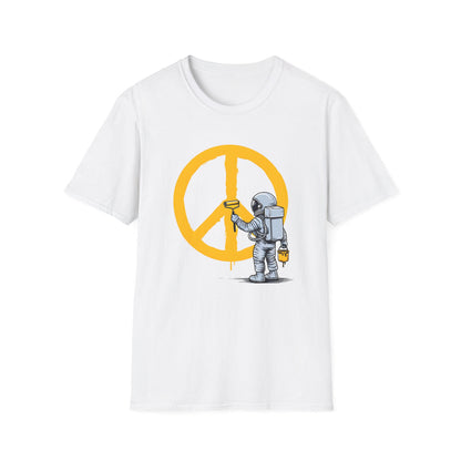 Astronaut Painting Peace - Classic Fit