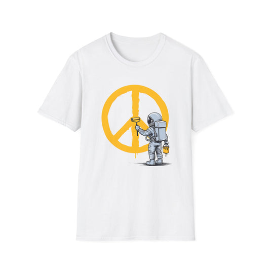 Astronaut Painting Peace - Classic Fit