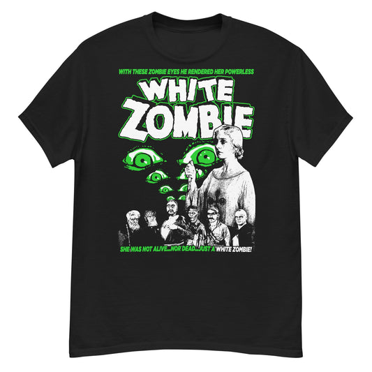 White Zombie Crew Neck Short-Sleeve T-Shirt Soft and Breathable