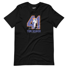 Baseball Hall of Fame Members - Tom Seaver - Silhouette - Unisex T-Shirt