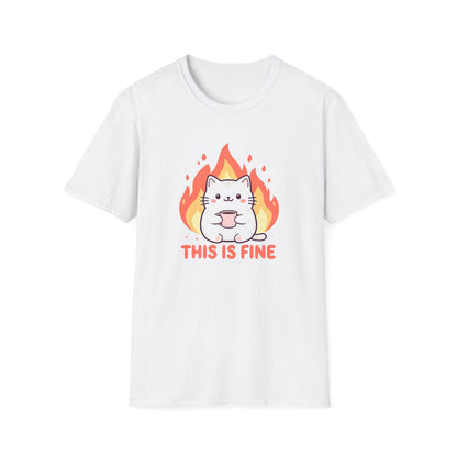 This Is Fine Cat - Classic Fit