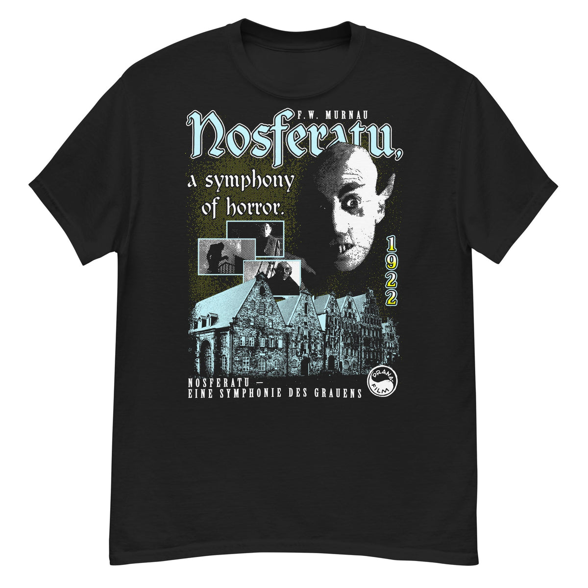 NOSFERATU 1922 Crew Neck Short-Sleeve T-Shirt Soft and Breathable