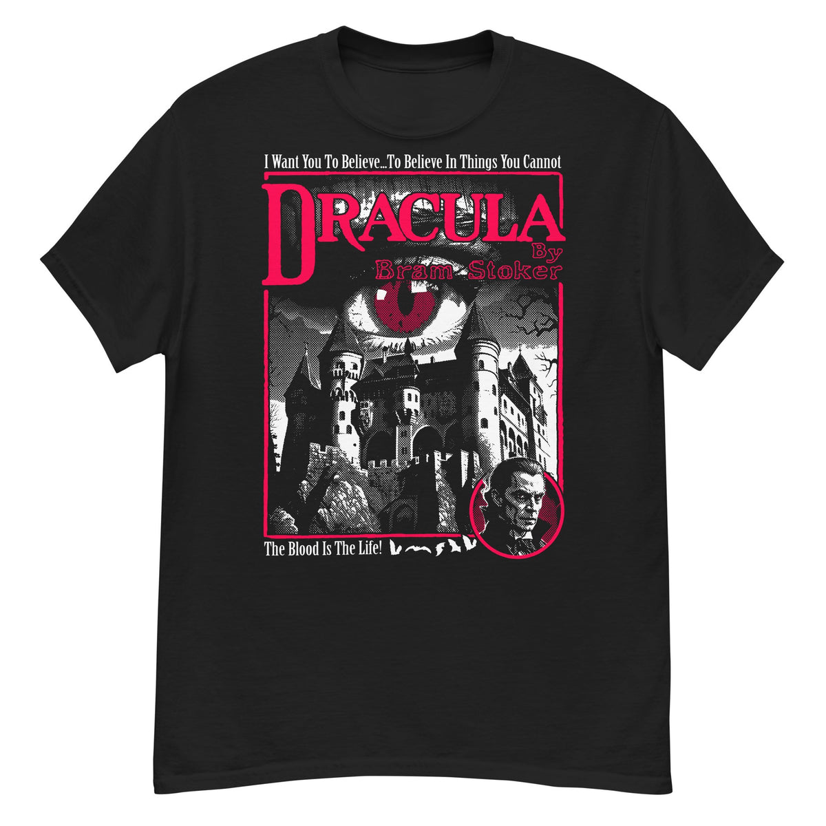DRACULA 1897 Crew Neck Short-Sleeve T-Shirt Soft & Breathable