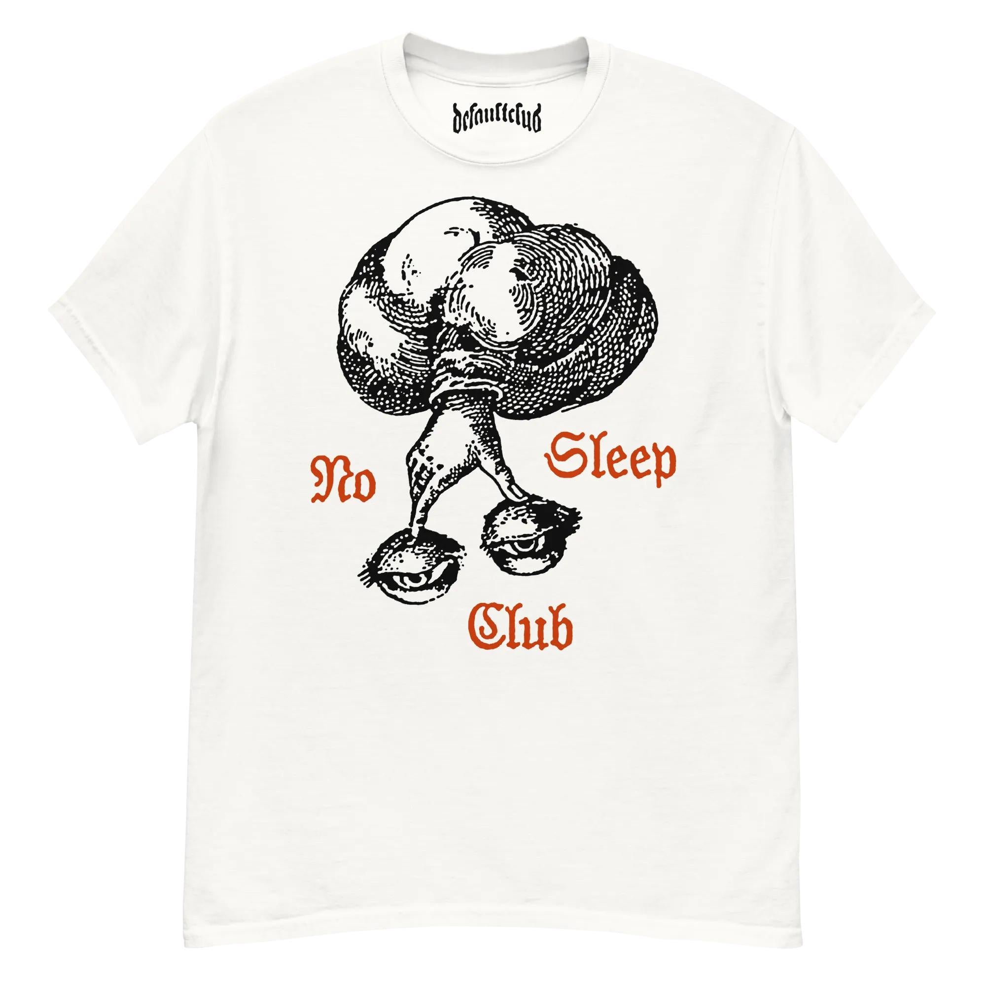 No Sleep Club Neck Short-Sleeve T-Shirt Soft & Breathable