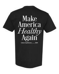 MAHA Black Neck Short-Sleeve T-Shirt Soft & Breathable