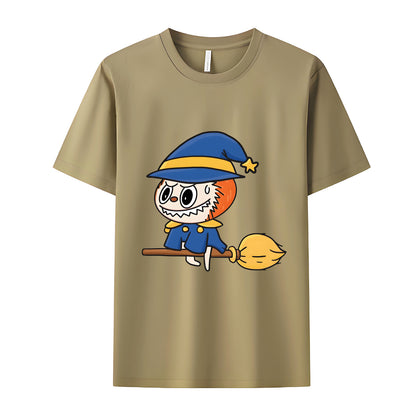 Cute Labubu The Monsters Crew Neck T-Shirt For Labubu Lover
