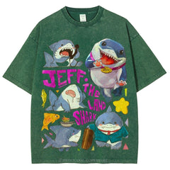 The Land Shark Unisex Vintage Washed Tee