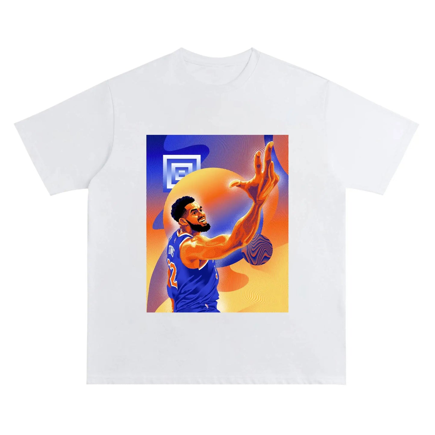 NYK SLAM SHADOW TEE – Neon Hoops Impact Crew Neck Short-Sleeve T-Shirt Unisex