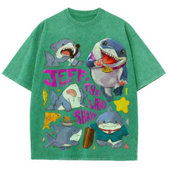 The Land Shark Unisex Vintage Washed Tee