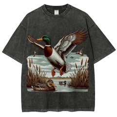 Wild Duck Unisex Vintage Washed Tee