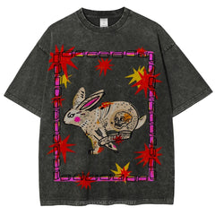 Trapped Rabbit Unisex Vintage Washed Tee