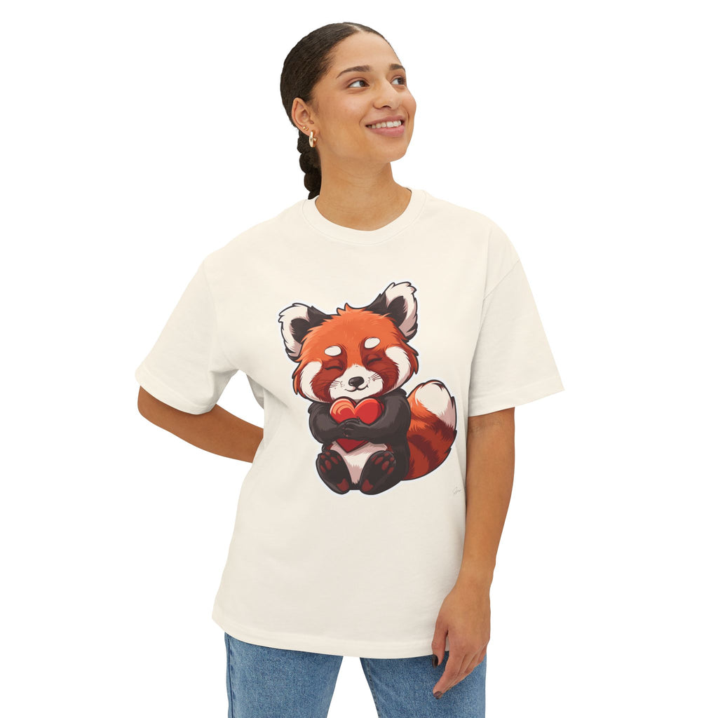 Red Panda Heart ver1 test - Oversized Fit