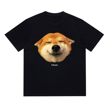 Cute Animals Crew Neck Short-Sleeve T-Shirt