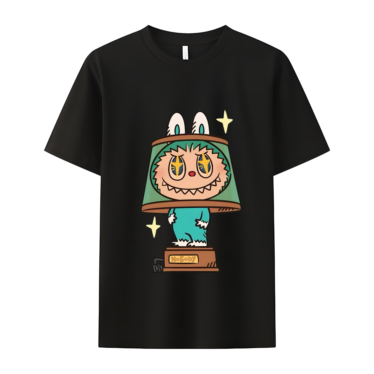 Cute Labubu The Monsters Crew Neck T-Shirt For Labubu Lover