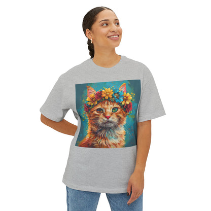 Flower Cat - Oversized Fit