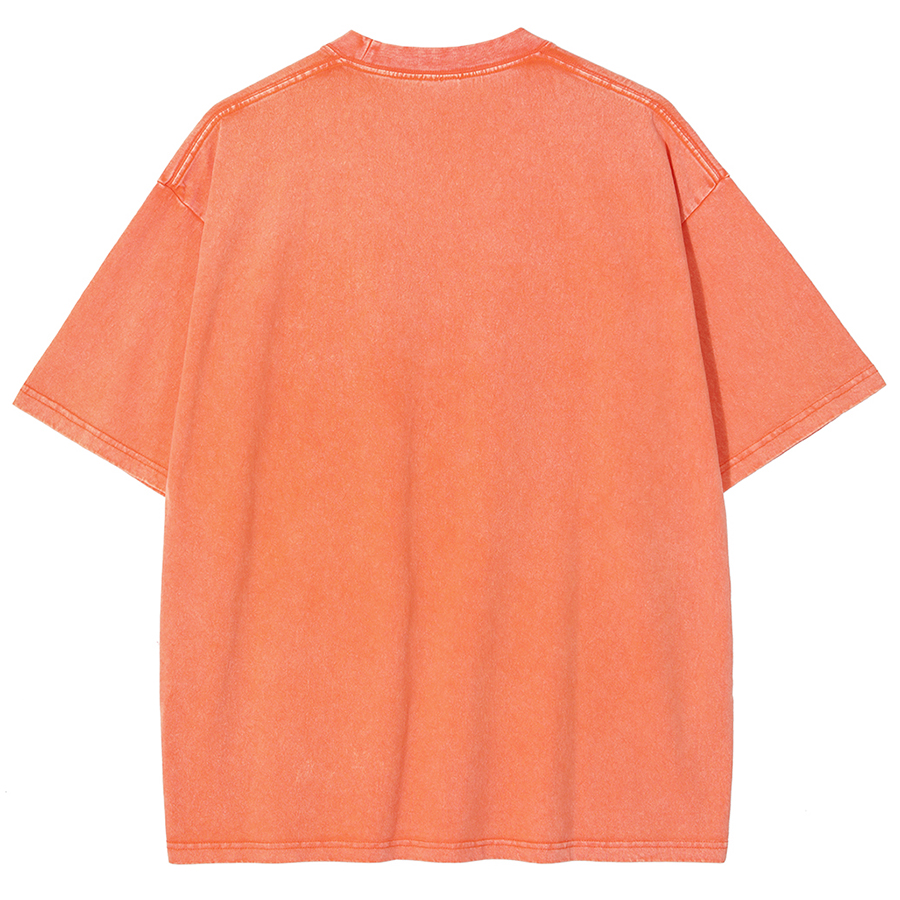 Toadally Rad Unisex Oversized Print Vintage Wash Denim T-Shirt