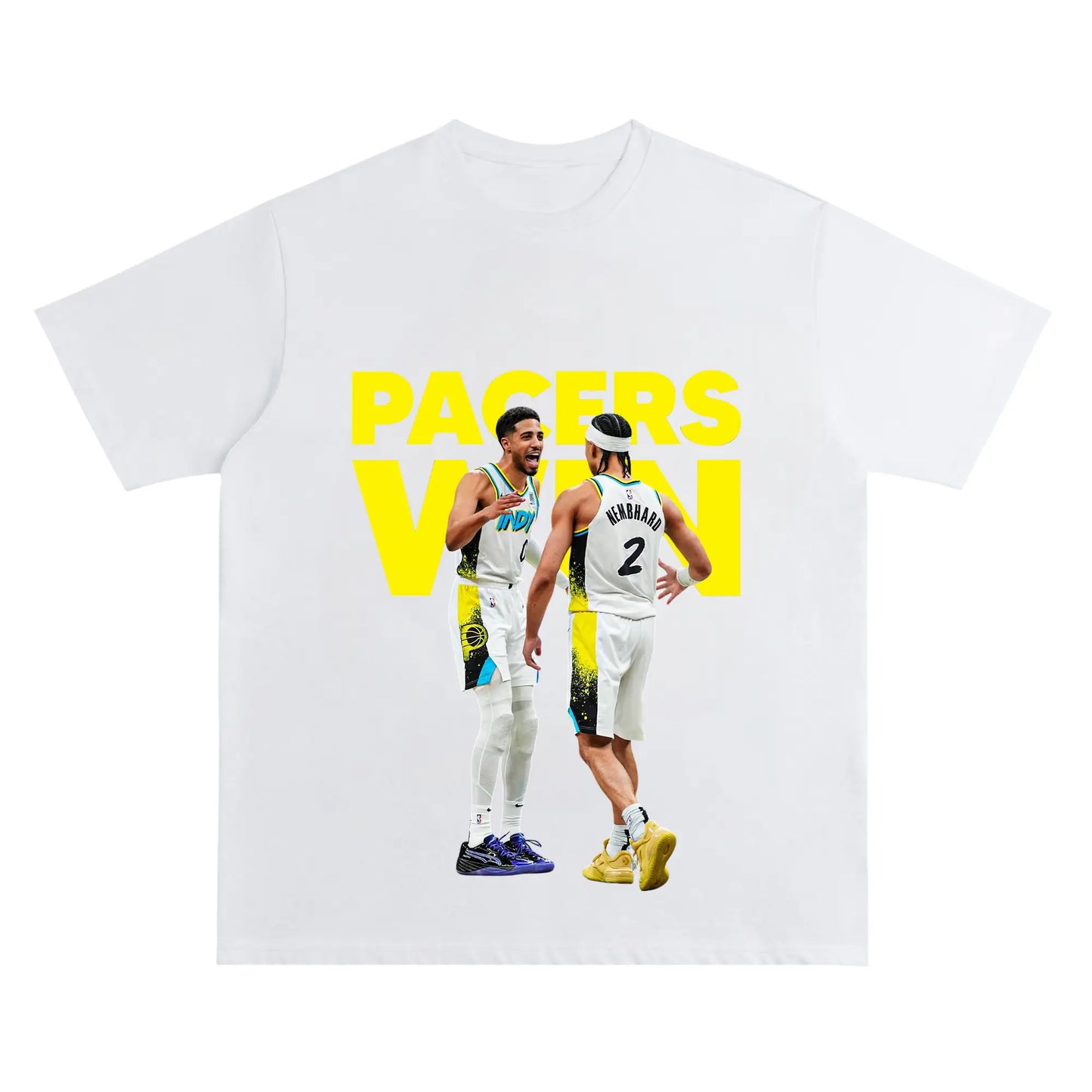 Haliburton Record-Breaking Clutch Playoff T-Shirt – Historic Game-Tying Moment vs. Knicks