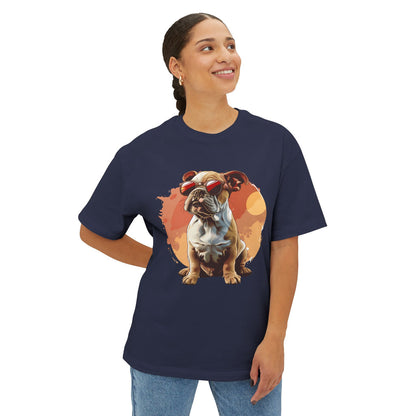 Cute Bulldog Puppy - Oversized Fit