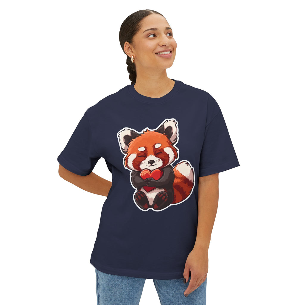 Red Panda Heart ver1 test - Oversized Fit