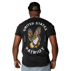 United States Patriot Neck Short-Sleeve T-Shirt Soft & Breathable