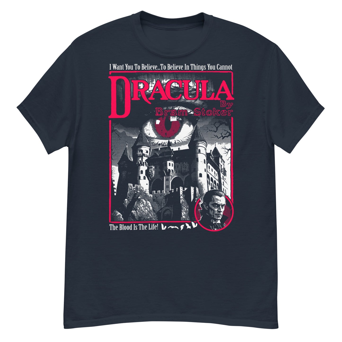 DRACULA 1897 Crew Neck Short-Sleeve T-Shirt Soft & Breathable
