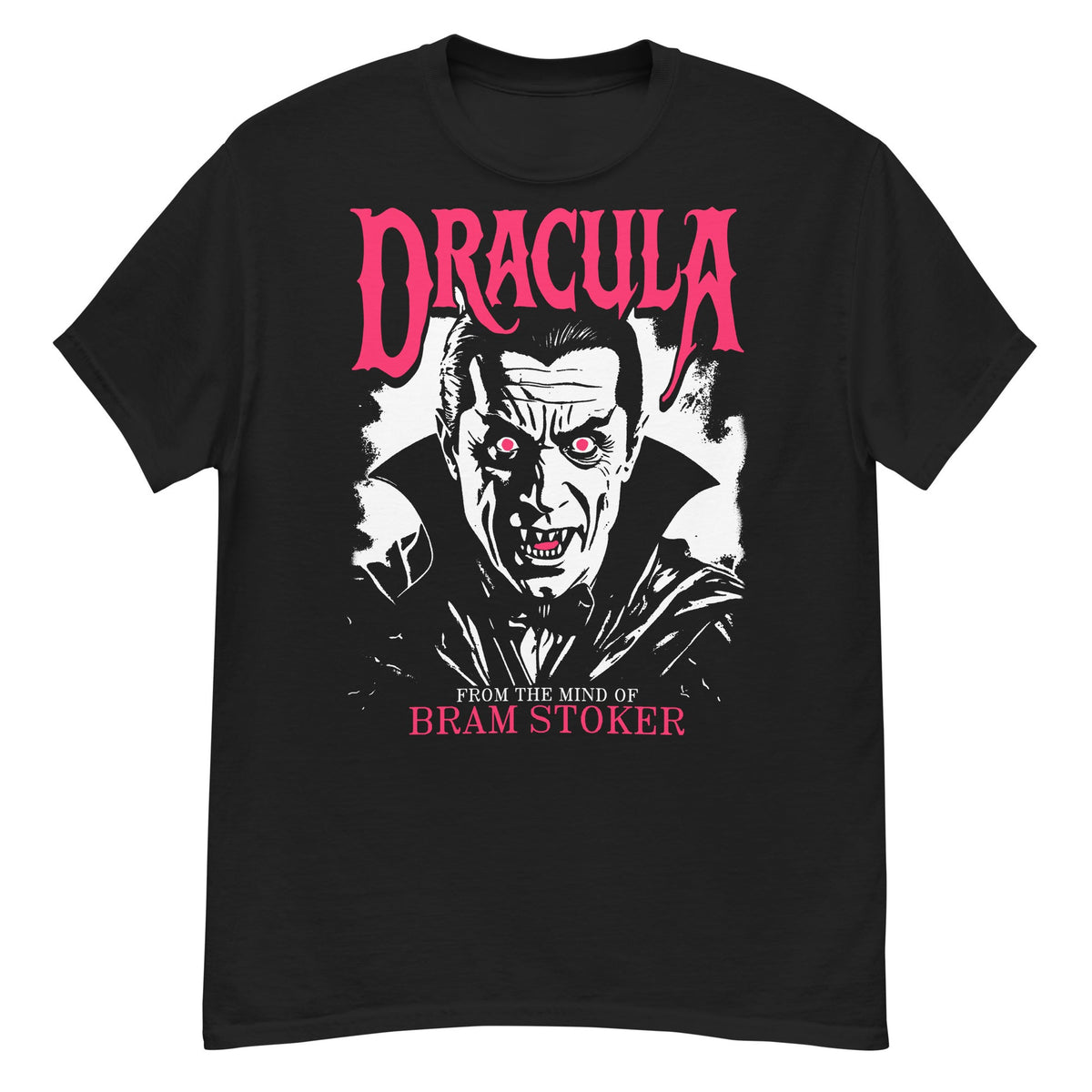 BRAM'S DRACULA Crew Neck Short-Sleeve T-Shirt Soft & Breathable