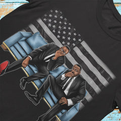 Martin Luther King And Malcolm X Premium Crew Neck Short-Sleeve T-Shirt Soft & Breathable