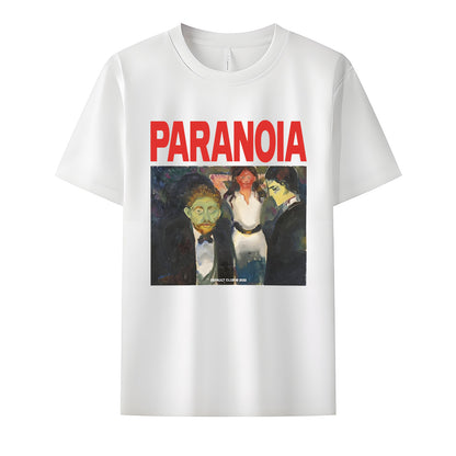 Paranoia Neck Short-Sleeve T-Shirt Soft & Breathable
