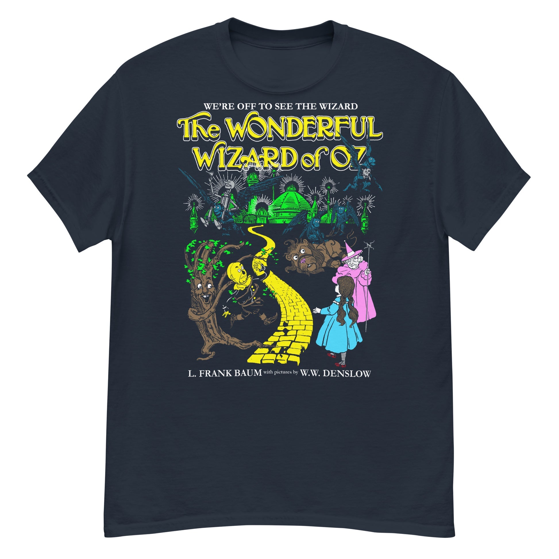 The Wonderful Wizar Of OZ Illustrations T-Shirt Soft and Breathable