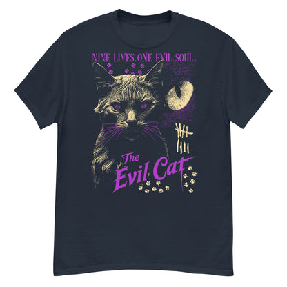 The Evil Cat Crew Neck Short-Sleeve T-Shirt Soft & Breathable