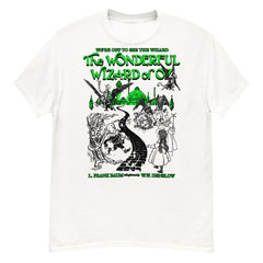 THE WONDERFUL WIZARD OF OZ BLACK ILLUSTRATIONS Crew Neck Short-Sleeve T-Shirt Soft & Breathable