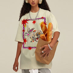 Trapped Rabbit Unisex Vintage Washed Tee