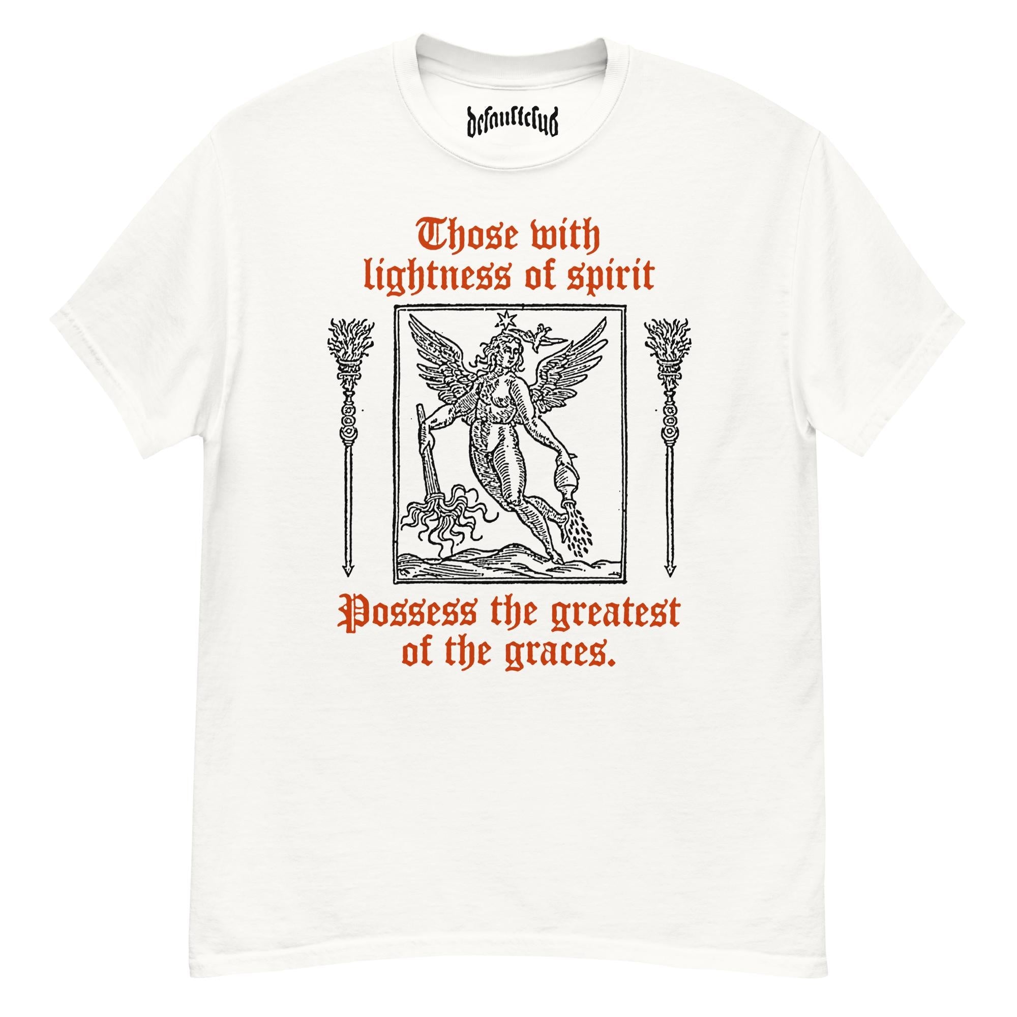 Lightness of Spirit Neck Short-Sleeve T-Shirt Soft & Breathable