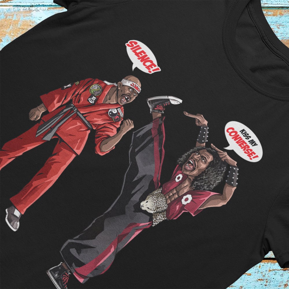 Dragonfly Jones Vs Shonuff Funny Premium Crew Neck Short-Sleeve T-Shirt Soft & Breathable
